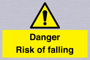 Danger Risk of falling